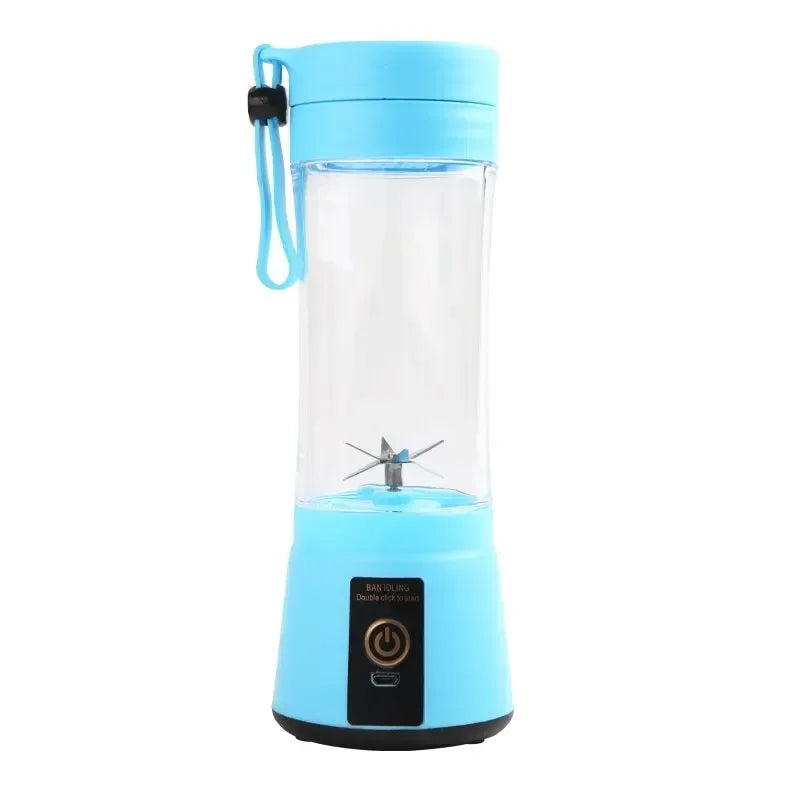 Home Portable Carrying Electric Juice Extractor Cup Usb Charging Automatic Mini Juice Extractor Cup 6 Leaf Blade Head