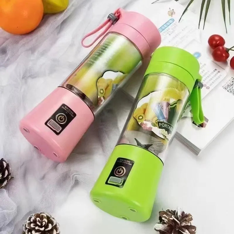 Home Portable Carrying Electric Juice Extractor Cup Usb Charging Automatic Mini Juice Extractor Cup 6 Leaf Blade Head