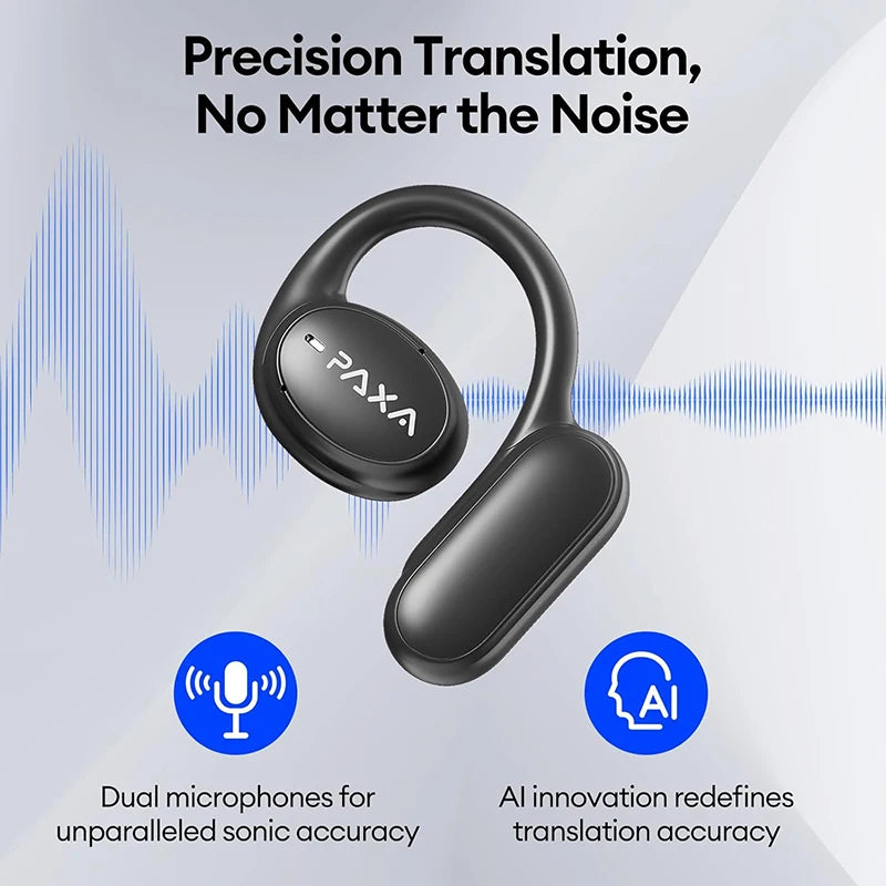 Openair5 AI TWS Bluetooth 5.4 ENC Call Noise Reduction Earphones Translation Earbuds Real Time Long Endurance Headphones