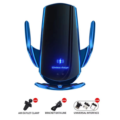 30W Car Wireless Charger Magnetic Automatic Car Mount Phone Holder Mobile Phone Accessrios Infrared Induction Fast Charging